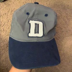 Dallas cowboys hat. Stretch.